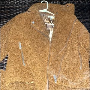 Brown soft winter jacket